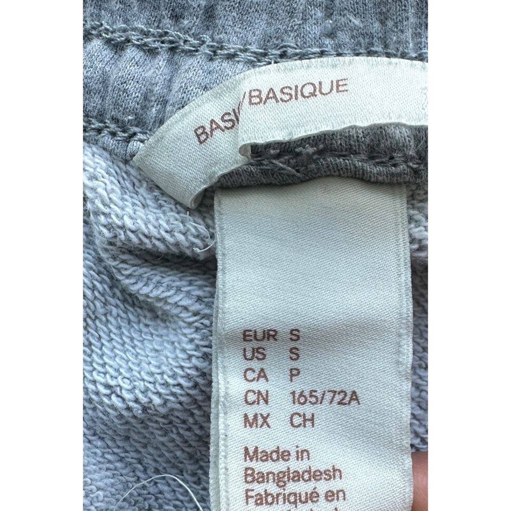 H&M Basic Gray Lounge Shorts Drawstring Casual Activewear‎ Women Small - Picture 6 of 10
